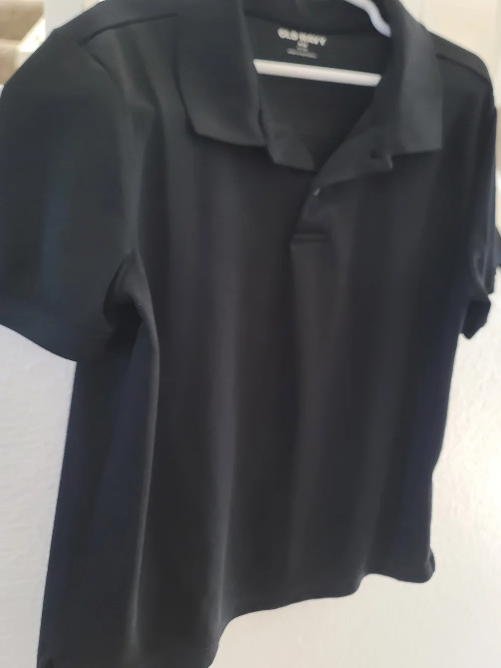 Old Navy Black Polo Shirt